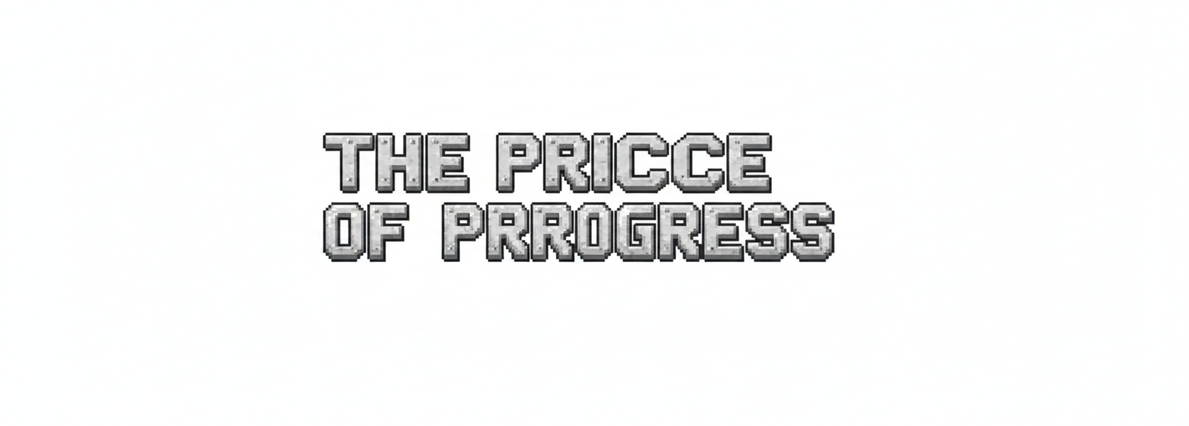 The Price of Progress